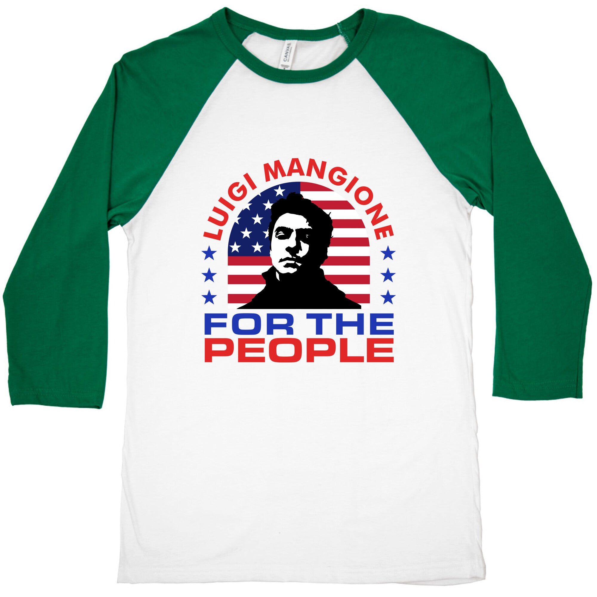 Luigi For The People Baseball Tee